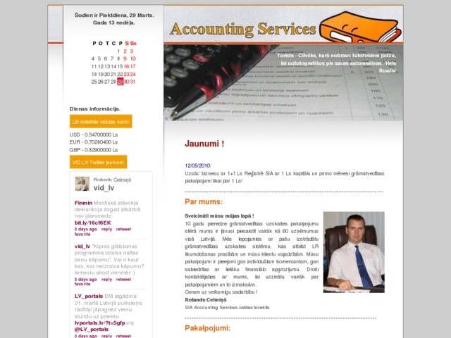 Accounting services, SIA